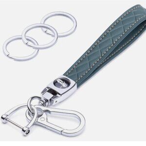 Wisdompro Microfiber Leather Car Keychain, For Key Fob Keychain Leather -New!